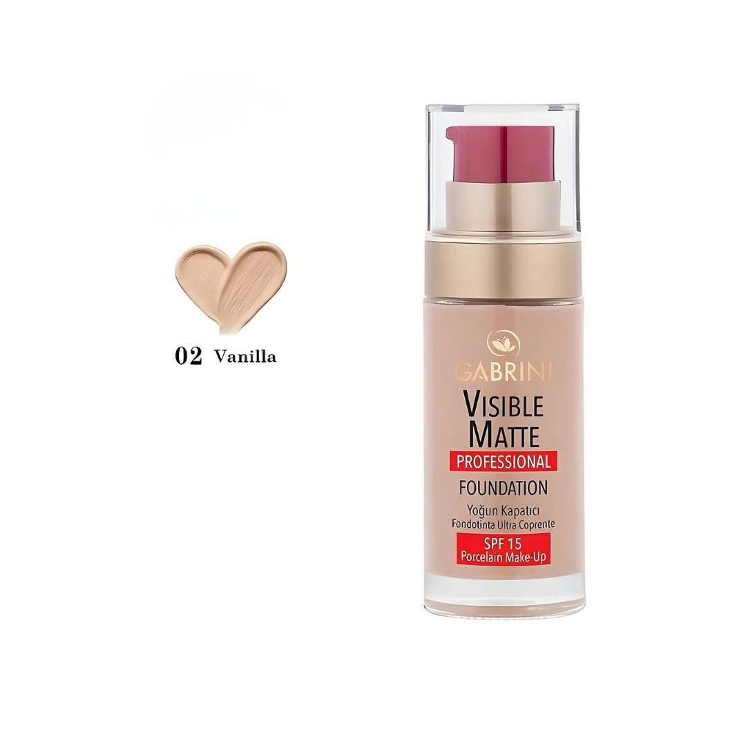 GABRINI VISIBLE MATTE FOUND. 30ML #02