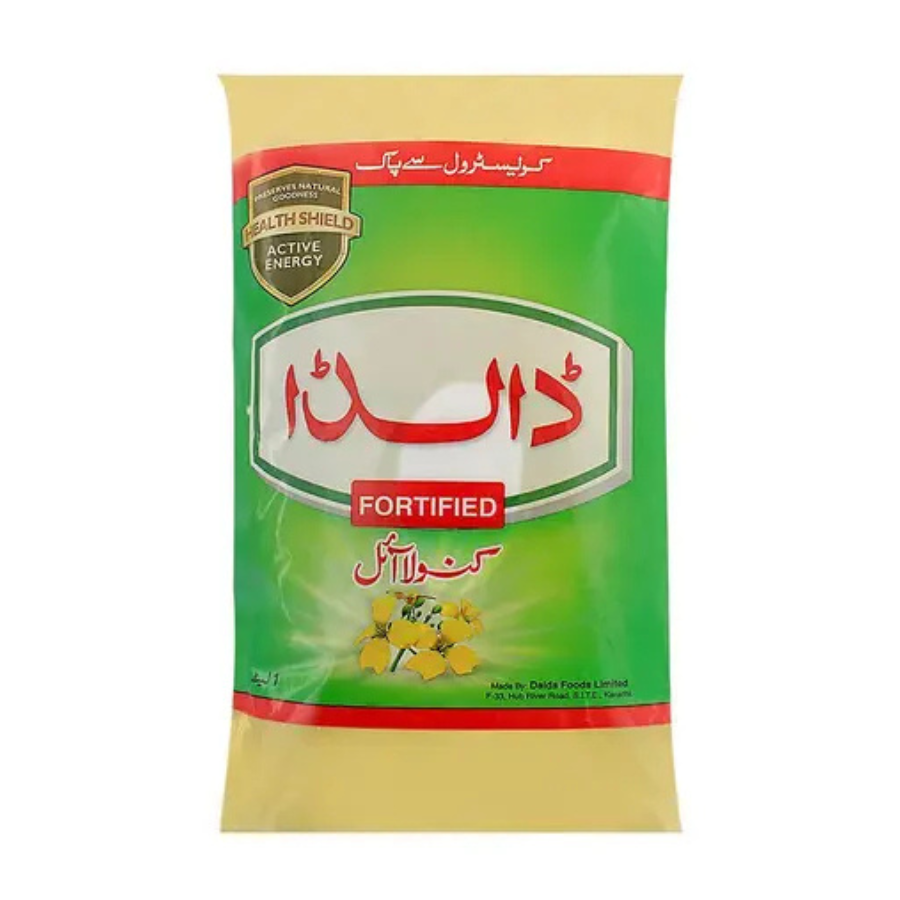DALDA CANOLA OIL 1LTR PKT