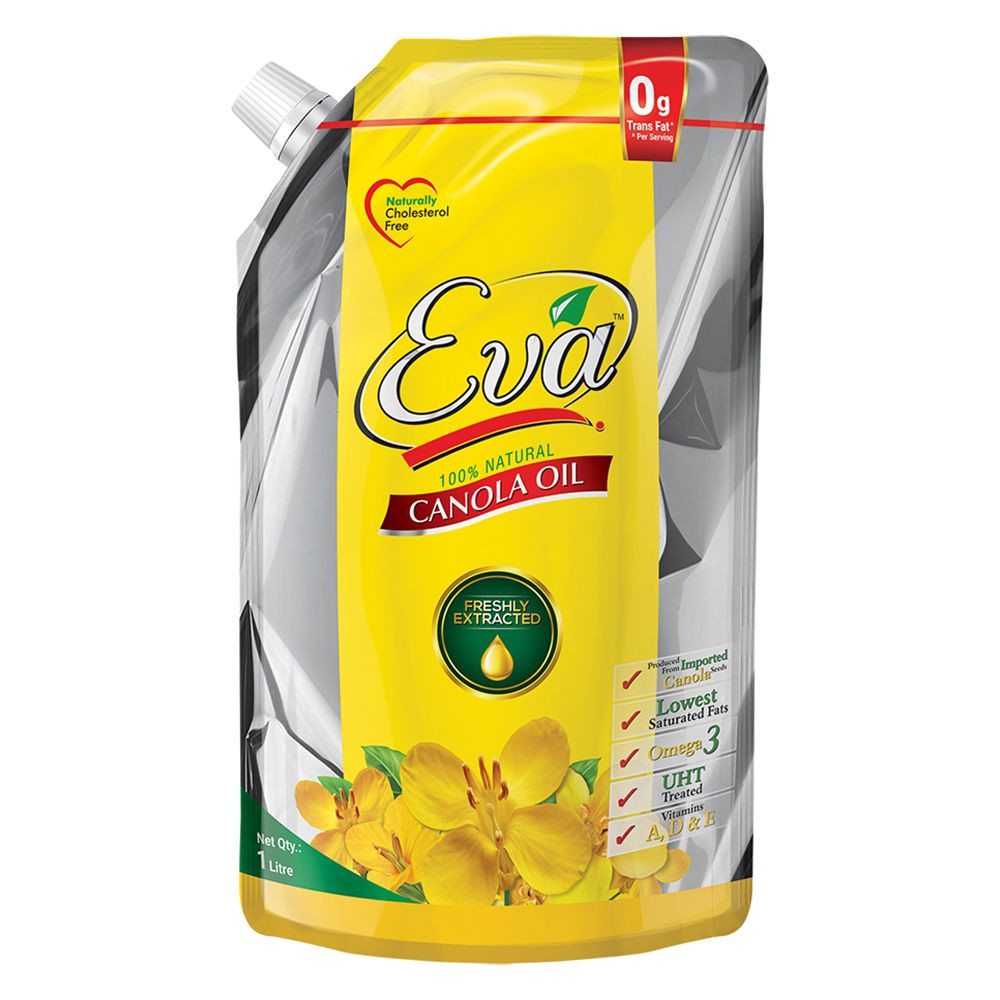 EVA CANOLA OIL 1LTR PKT NOSEL
