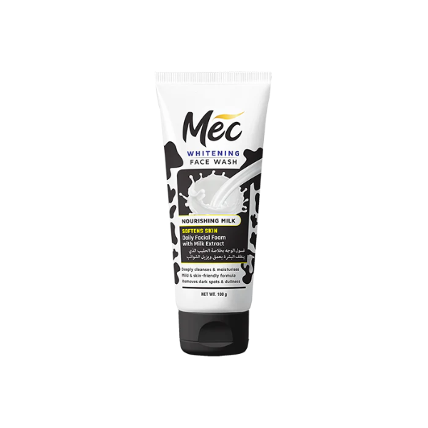 MEC FACE WASH 100GM NOURI,MILK
