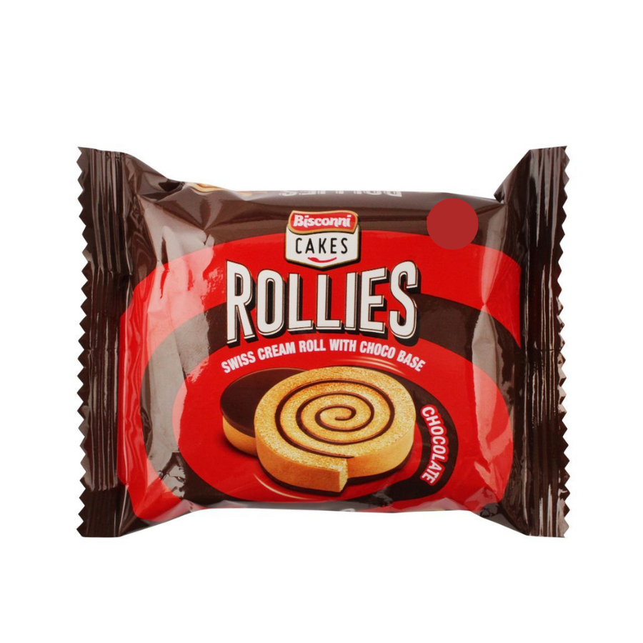 BISCONNI ROLLIES CAKE  1PC CHOCO/V