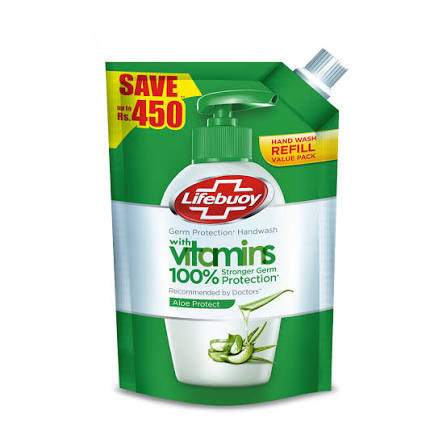 LIFEBUOY H/WASH 900ML ALOE PROTECT