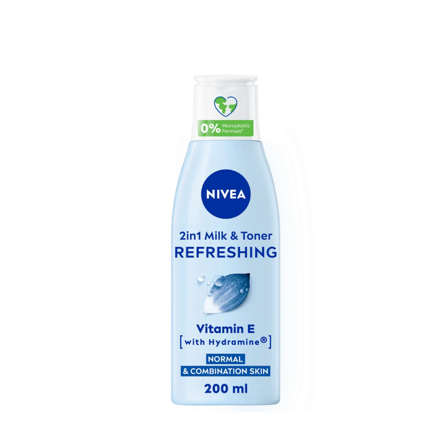 NIVEA REFRESHING 2IN1 CLEANSER&TONER 200ML