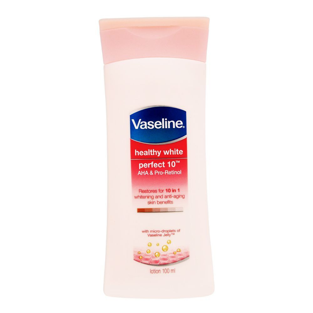 VASELINE LOTION 100ML H/WHITE PERF 10