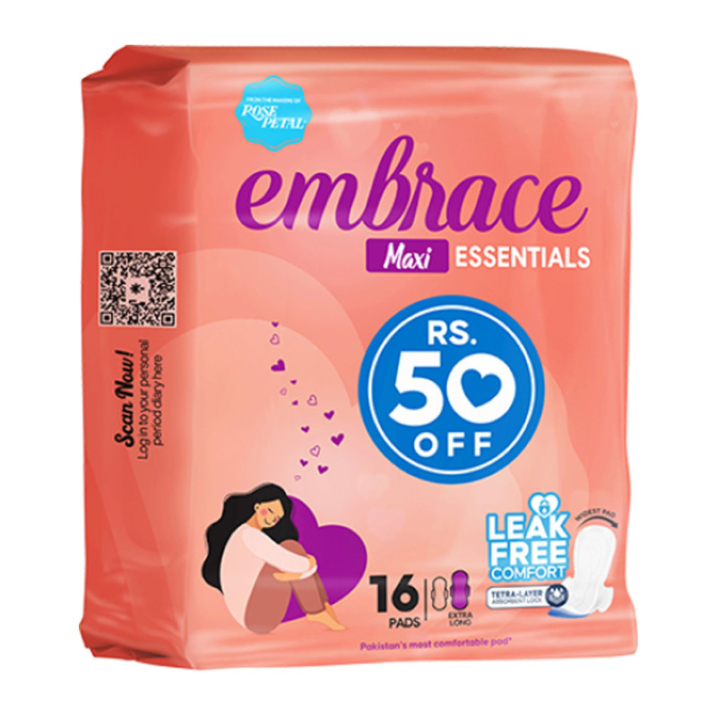 EMBRACE ESSENTIAL MAXI-16PCS