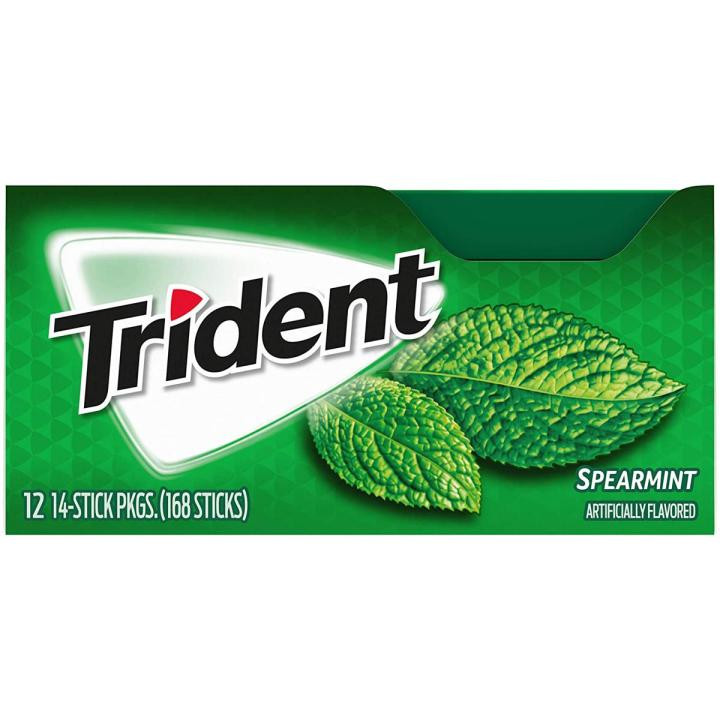 TRIDENT GUM 14STICK SPEARMINT