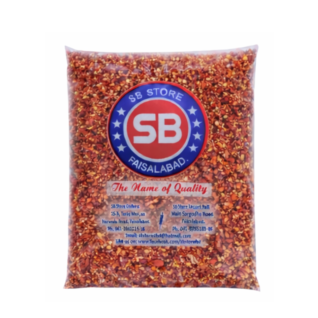SB RED CHILLI CRUSH 200GM