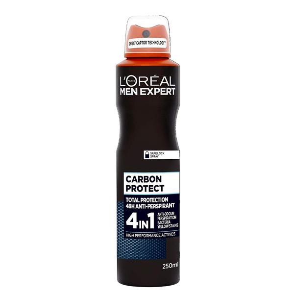 LOREAL BODY SPRAY 250ML CARBON PROTECT