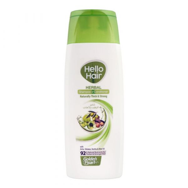 HELLO HAIR SHAMPOO 360ML HERBAL