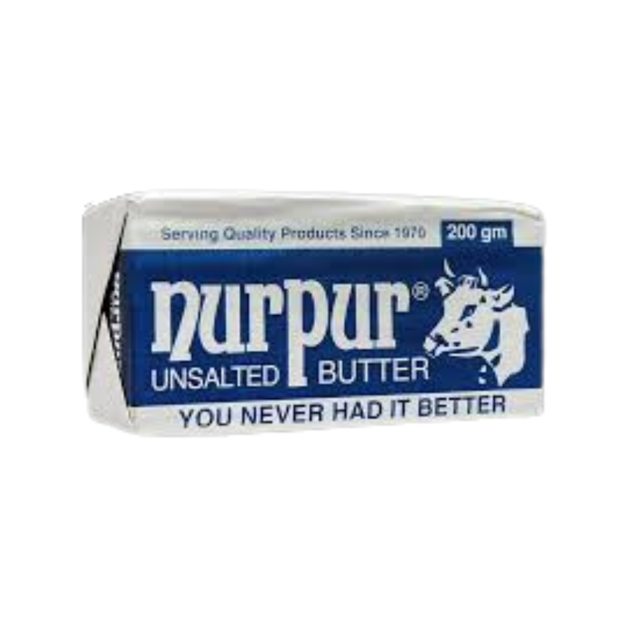 NUR PUR BUTTER 200GM UNSALTED