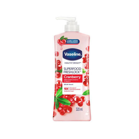 VASELINE LOTION 320ML CRANBERRY